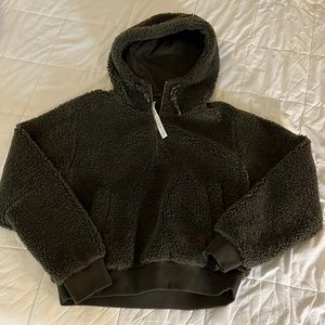 Lululemon textured fleece half zip
